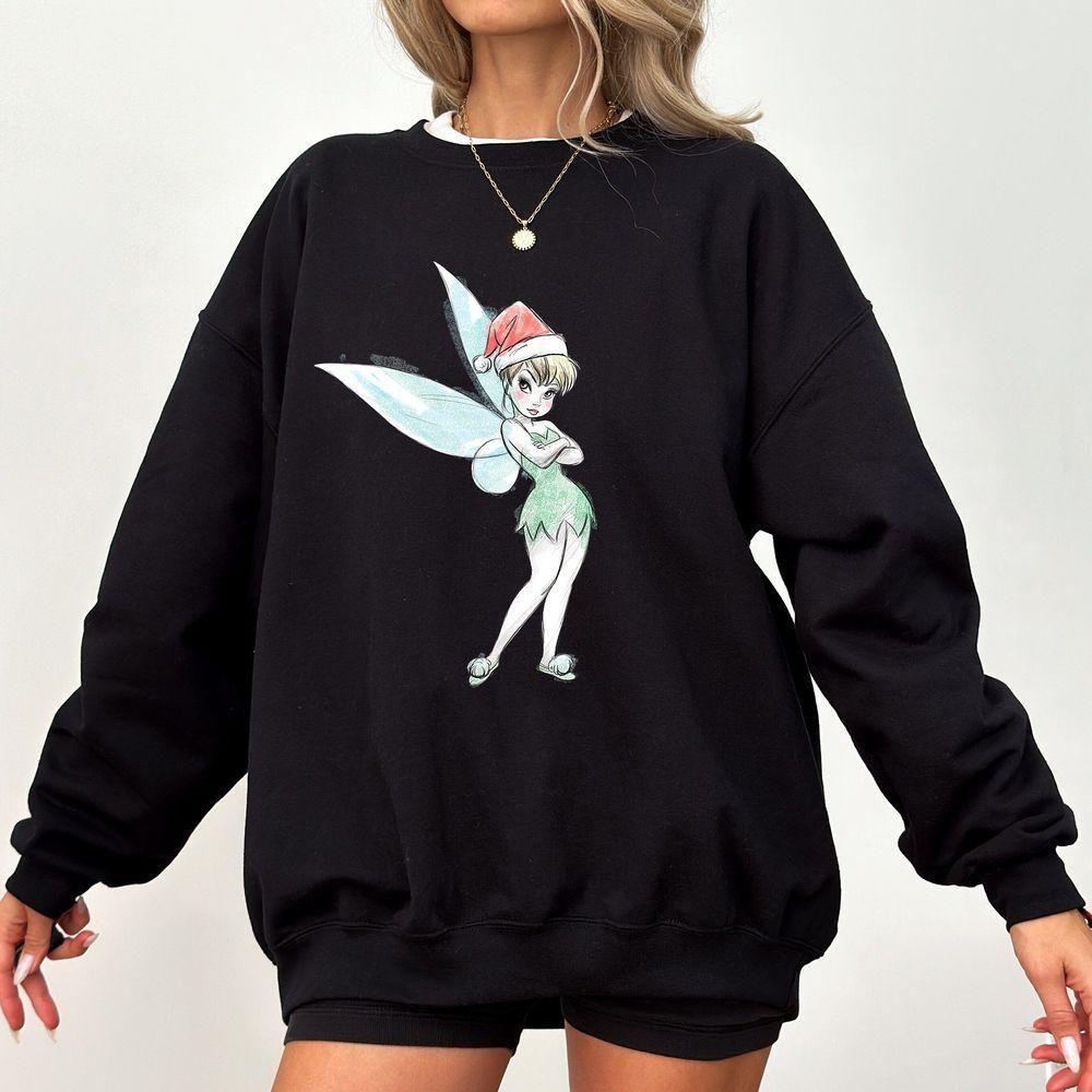 Peter Pan Tinker Bell Holiday Disney Vuitino Shirt